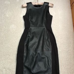 Genuine Leather shift dress